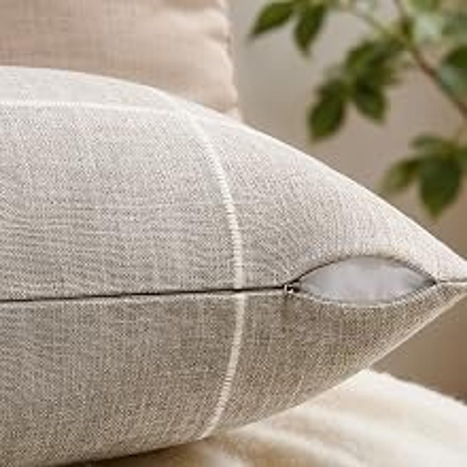 2-Pack Sage Green Grid Embroidery Throw Pillow Covers 18x18 Inch – Farmhouse Linen Checked Decorative Accent Cushion Covers, Home Decor for Sofa Bed Living RoomGift