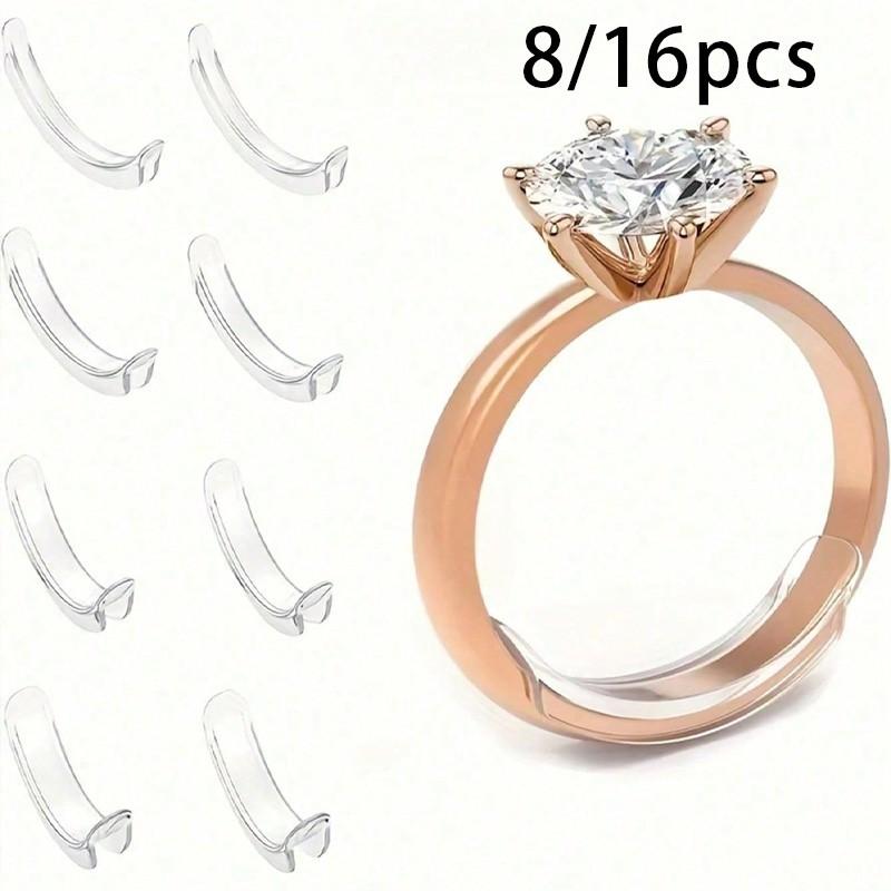 Resin Ring Adjuster Invisible Finger Guard, Adjustable Fit for Loose Rings, Comfortable and Protective, Various Sizes Available