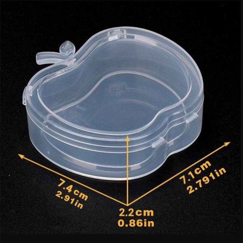 10-Piece Transparent Plastic Storage Box Set, Ideal for Cosmetics, Jewelry, Small Items, Portable Organizer for Home & Travel, Traveling Essentials
