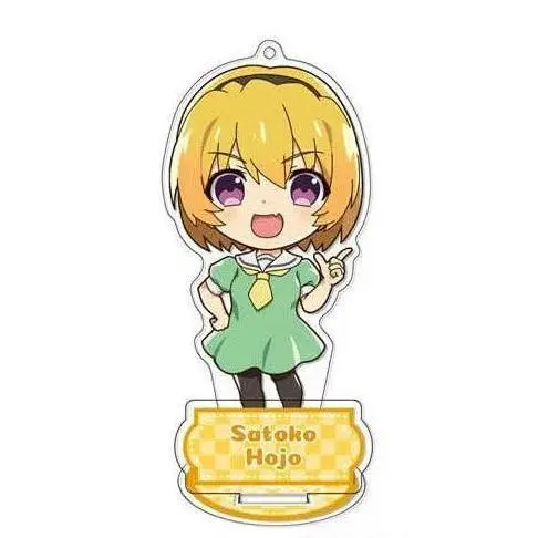 Charm Fans Gifts Higurashi When They Cry Double insertion Acrylic Stand HD Cute Figure Anime Toy Desktop Ornament About 10cm+6cm