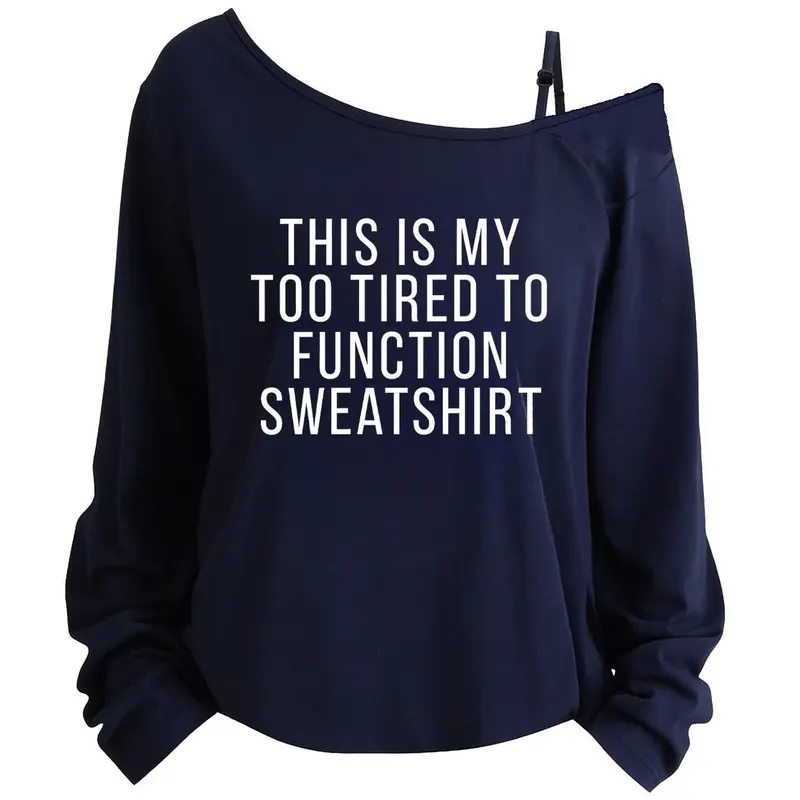 Women's Y2K Casual Stretchy Polyester Asymmetrical Neckline Graphic Print Long Sleeve Top for All Seasons