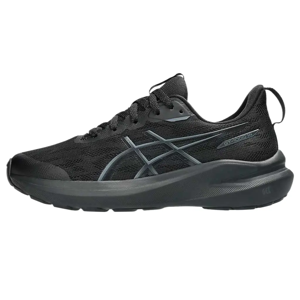 ASICS GT-1000 14 Comfortable Lace-Up Cushioning Low-Top Running Shoes 1014A382-003, Laces Casual Trainers
