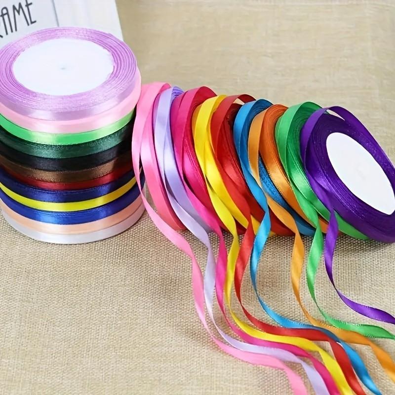 1 Roll 1cm X 25 Yard Satin Ribbon, Perfect for Gift Wrapping, Craft Making, Balloon Decorations, Bow Making, Wedding Details, Party Gifts
