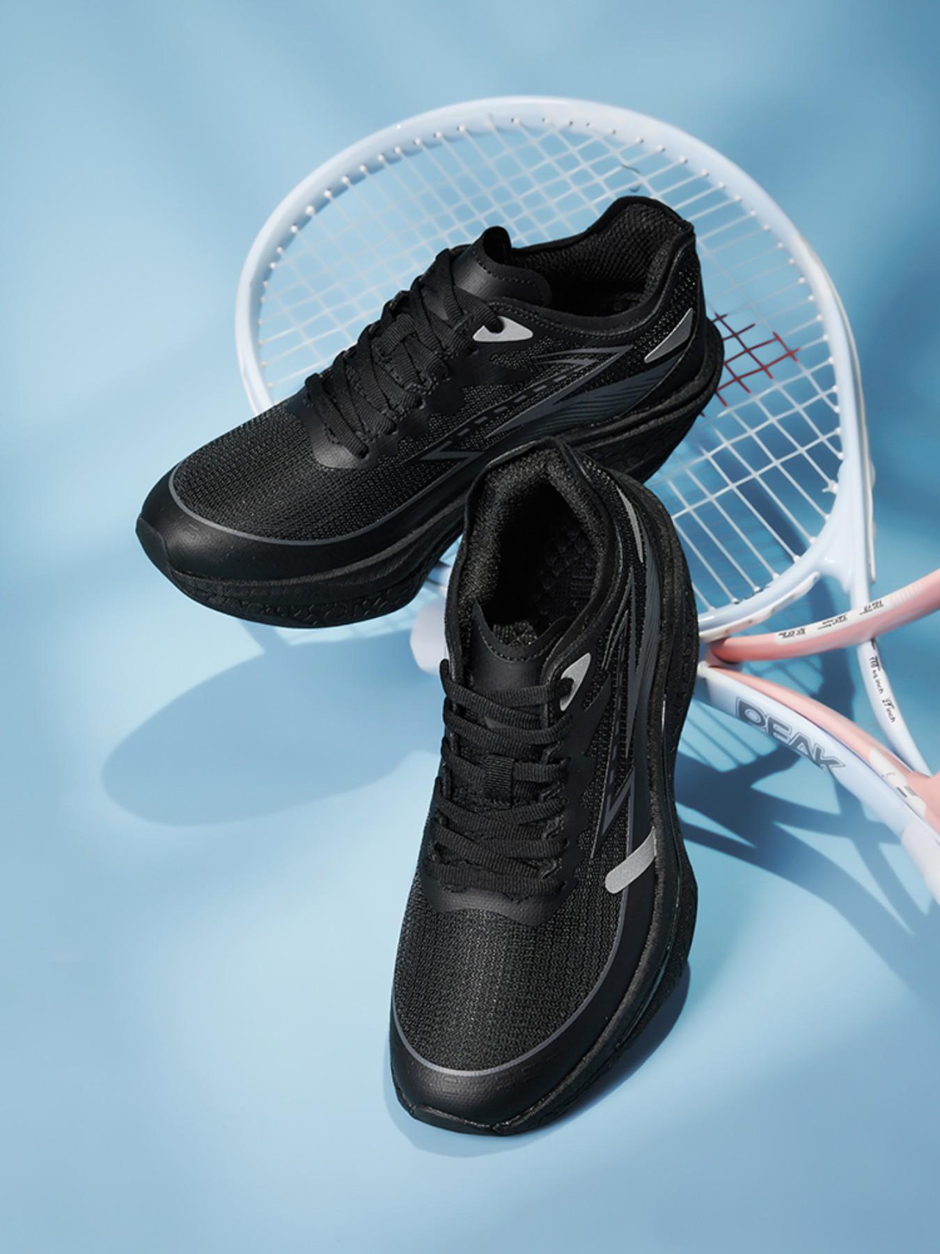 Men's Running Shoes Breathable Mesh Cushioned Walking Lace-Up Sneakers Summer Sports Footwear, Comfortable Athletic Trainers