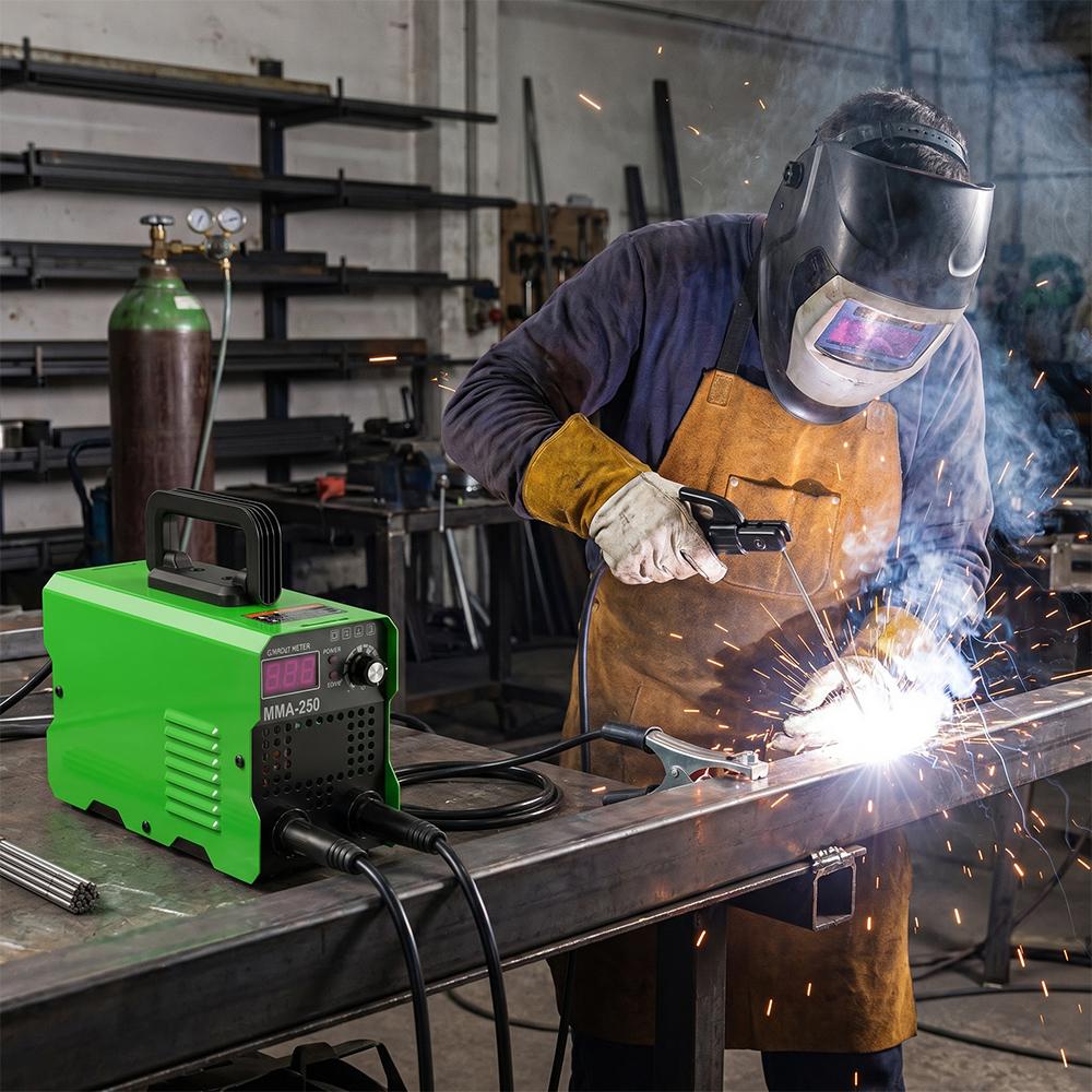 110V Portable Lightweight IGBT DC Inverter Stick Welder - Digital, Handheld Arc Welding Machine Tools Kit with LCD Display, Auto Current Matching, Easy for DIY Projects, Beginner-Friendly Equipment, Digital Welding Machine, Handheld Welding Machine