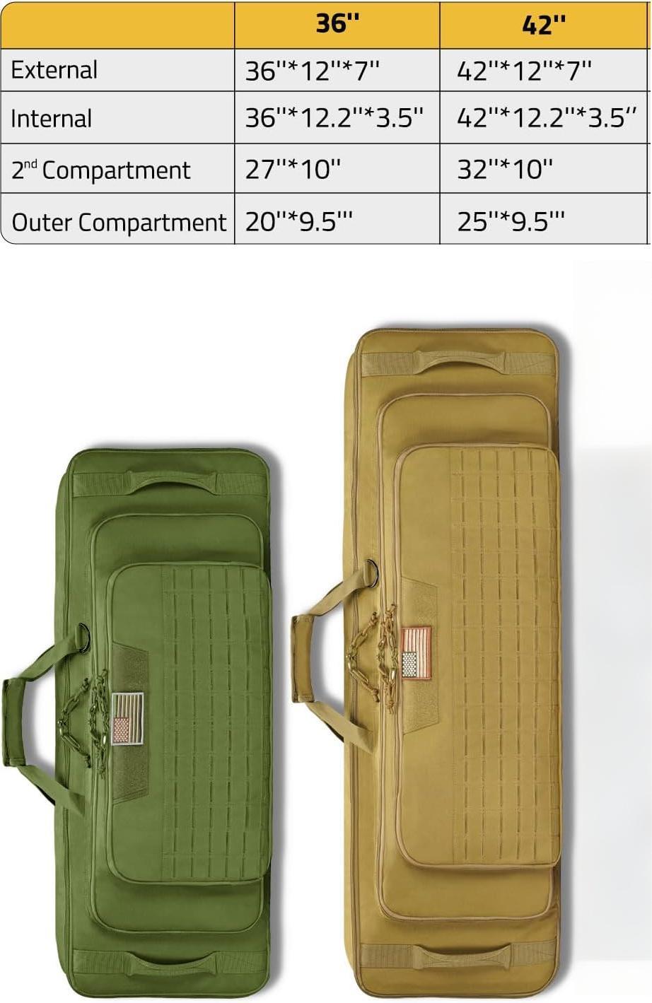 Long Soft Tactical Range Case, Outdoor Hunting Backpack Bag and Hand Carry with Molle Long Soft Tactical Range Case, Outdoor Hunting Backpack Bag and Hand Carry with Molle