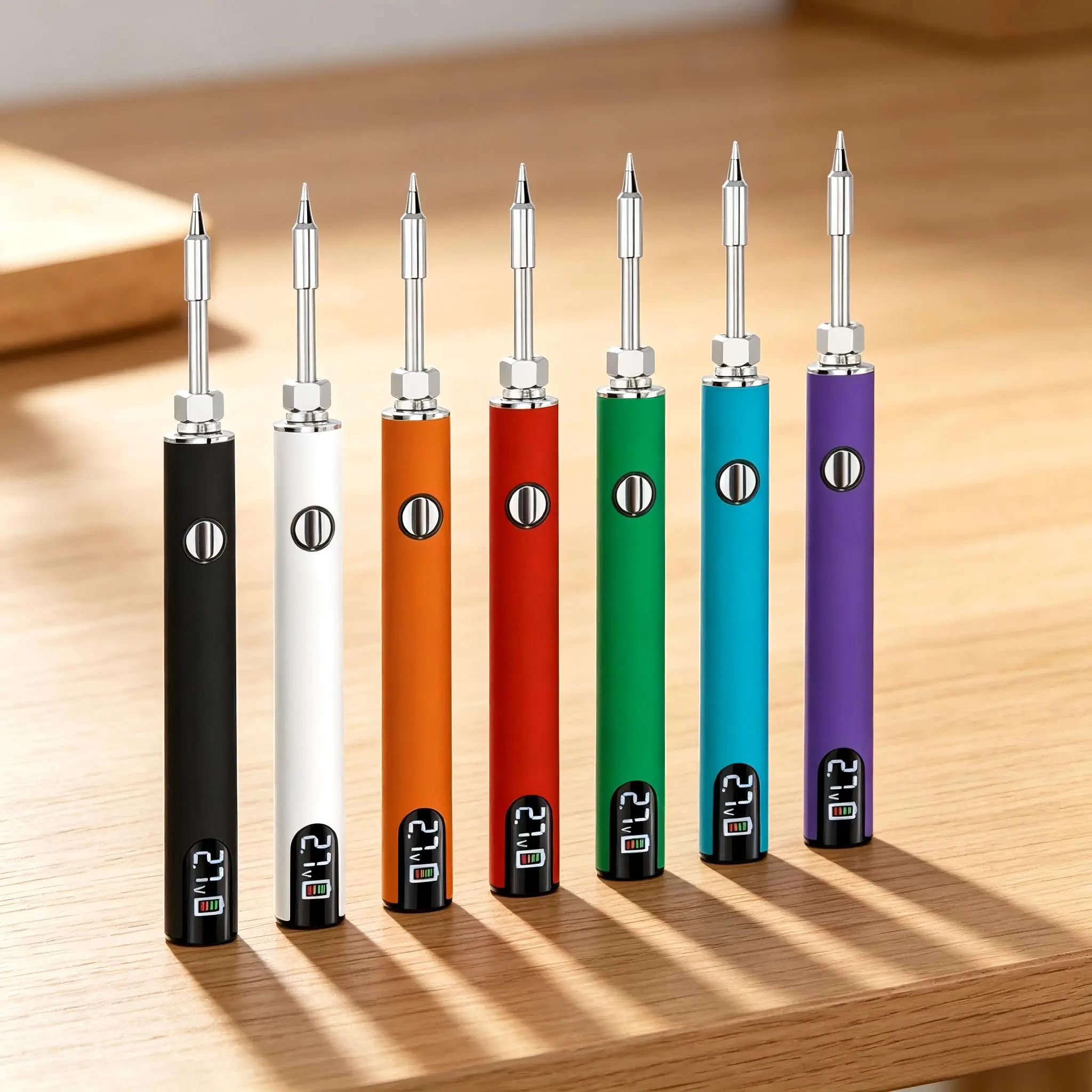 Cordless 8W USB Rechargeable Portable Soldering Iron - Handheld Soldering Pen Repair Tool for Power Bank, DIY Projects