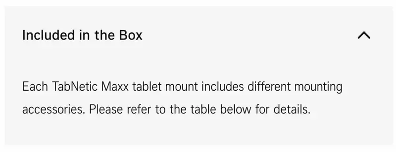TabNetic Maxx product line