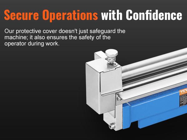 VEVOR Slip Roll Machine, 12.6 inches Forming Width in 20 Gauge Capacity, Sheet Metal Slip Roller Rolling Bending Machine, with 2 Detachable Rollers for Low Carbon Steel Copper Aluminum Alloy Sheet