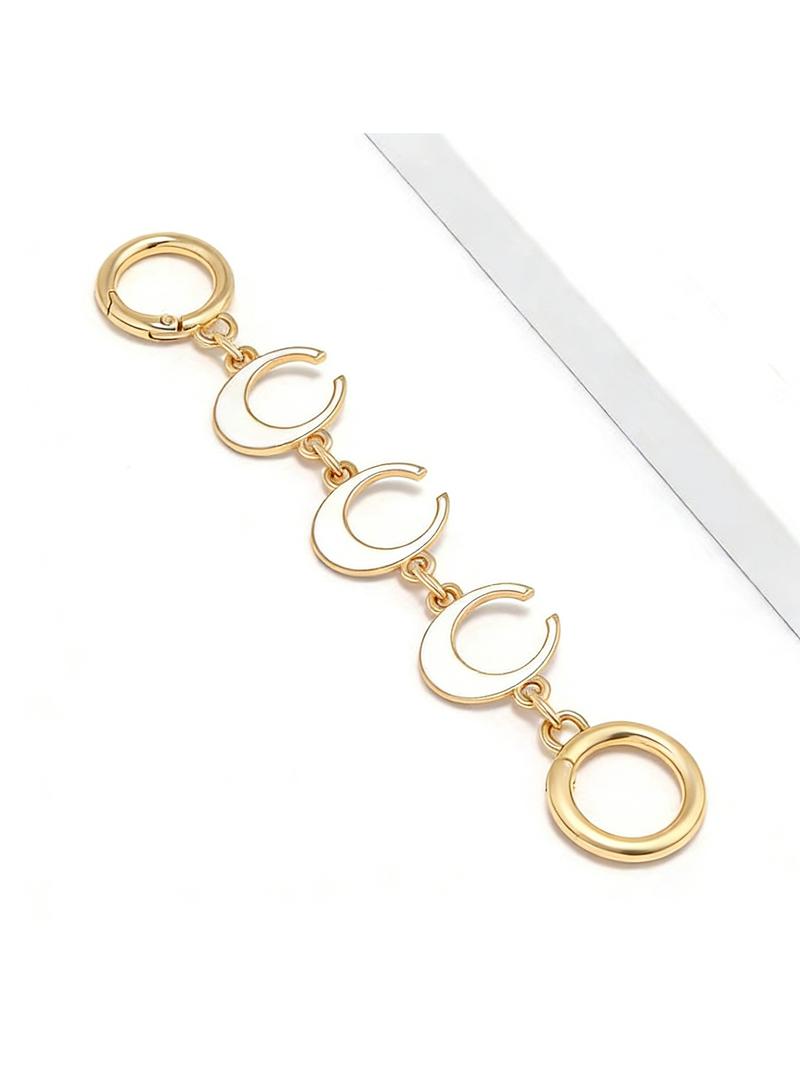 Sweet element decorative accessory, heart-shaped moon shaped chain bag hanging accessory, lightweight and easy to carry, versatile, can be carried around, can be used as a keychain, and can extend the length of the bag shoulder strap, Bag Charms