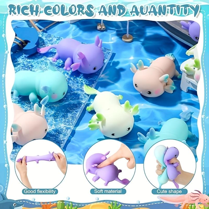 a2025Axolotl Unicorn Squishy Toys, Stress Relief & Sensory Fidgets for Adults, Unisex Gift for Christmas & Festivals, No Batteries Needed