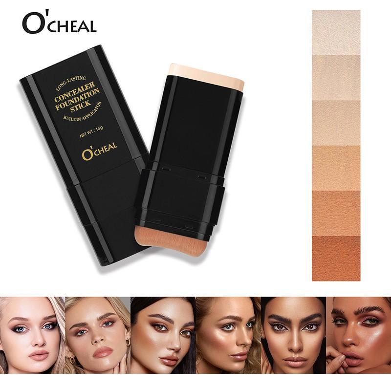 Waterproof Long-Lasting Flawless Foundation Stick, Lightweight Natural Finish, Ideal for Daily Use and Special Occasions