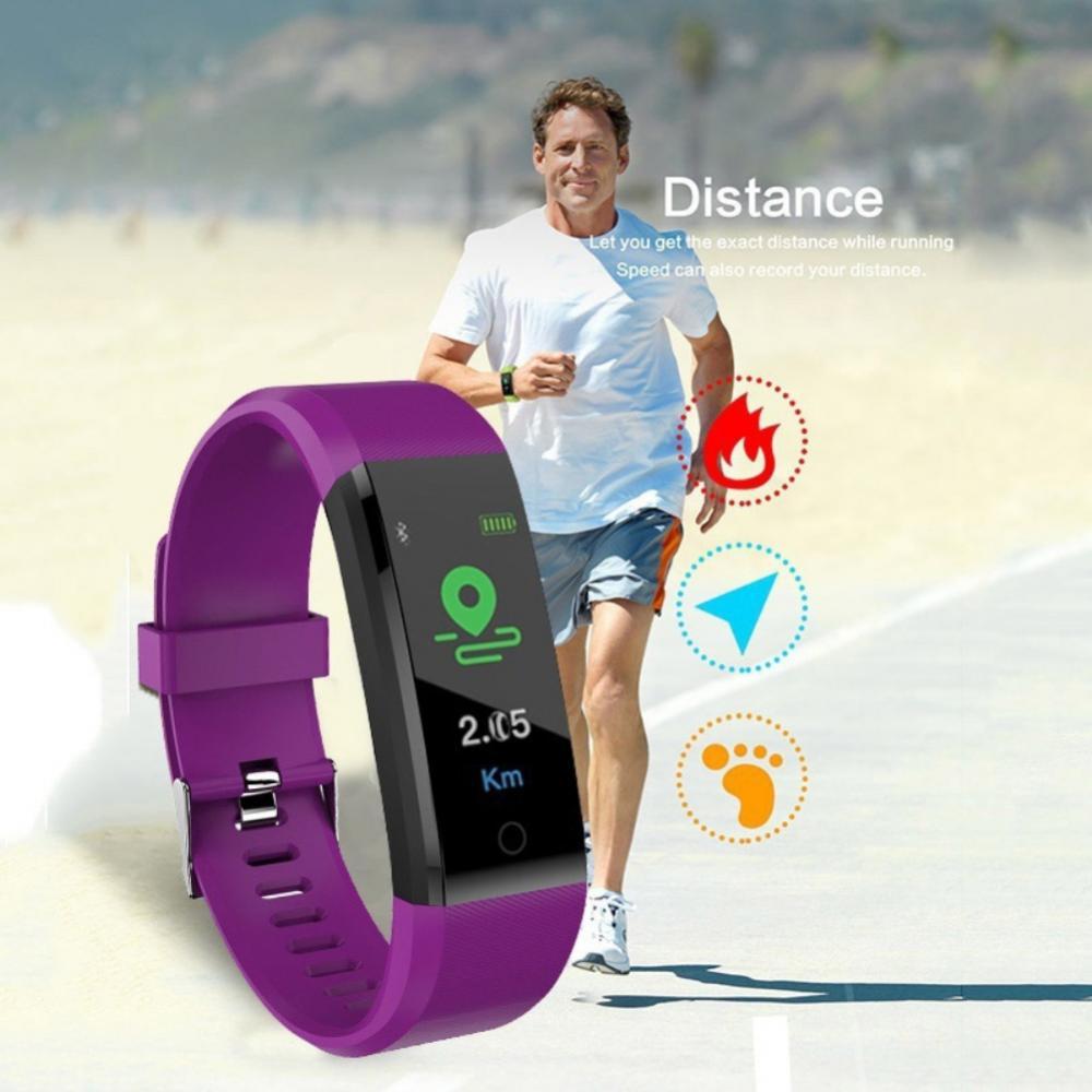 Waterproof Smartwatch for Men - Wireless Bluetooth Fitness Tracker, Android-Connected, Heart Rate Monitor, Camera Remote, Button-Operated Rechargeable Wearable, Walking Tracker, Phone-Compatible, Spanish/Russian/German Support, Everyday Sports Tech, Frenc