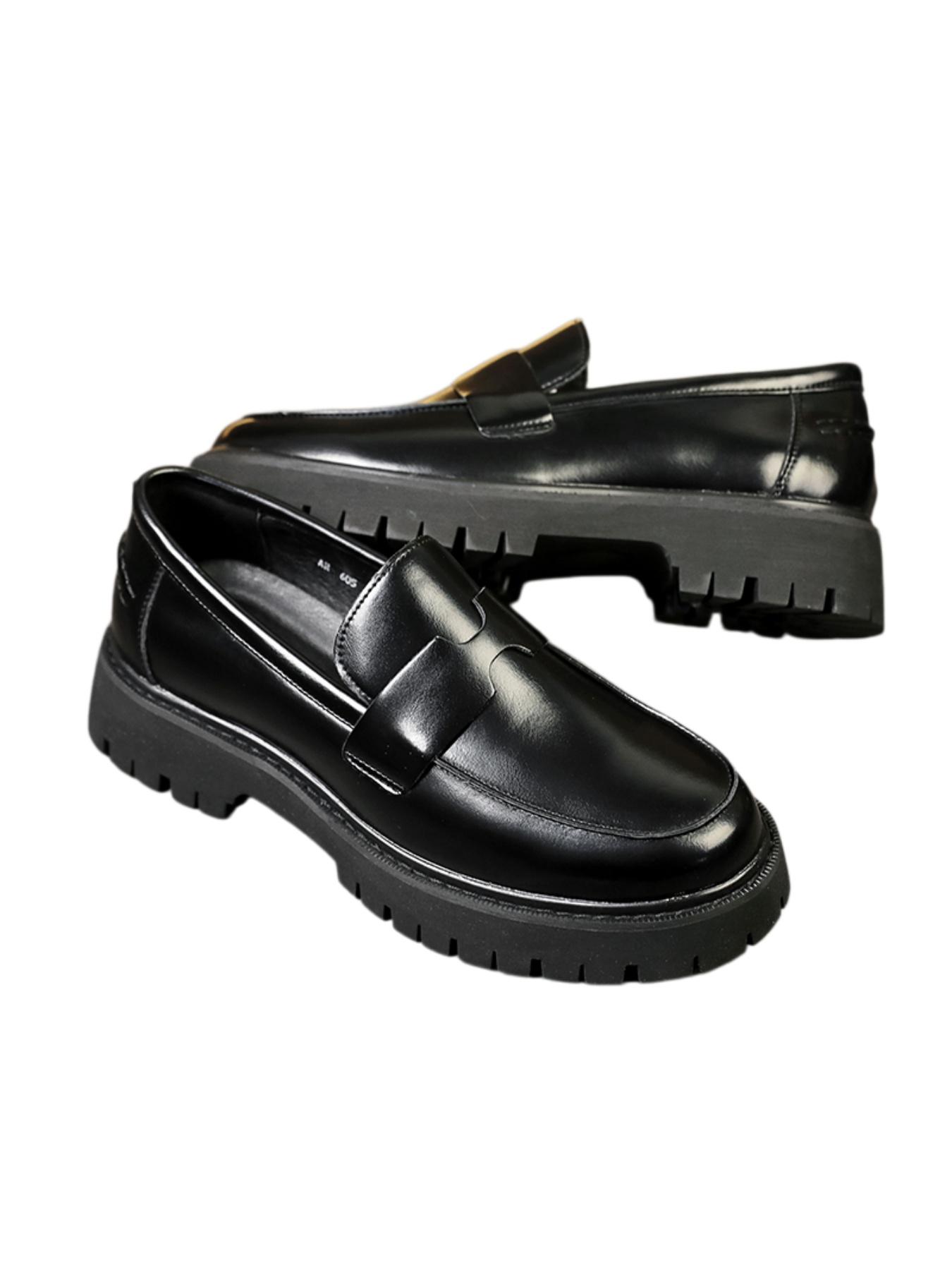 Men's Formal Dress Shoes, Patent Leather Shiny Mirror Surface Shoes, Thick Sole Platform Shoes, Suitable For Office, Saturday Banquet, Ball, Male Model Catwalk, Wedding, Groom, Hairstylist, Footwear