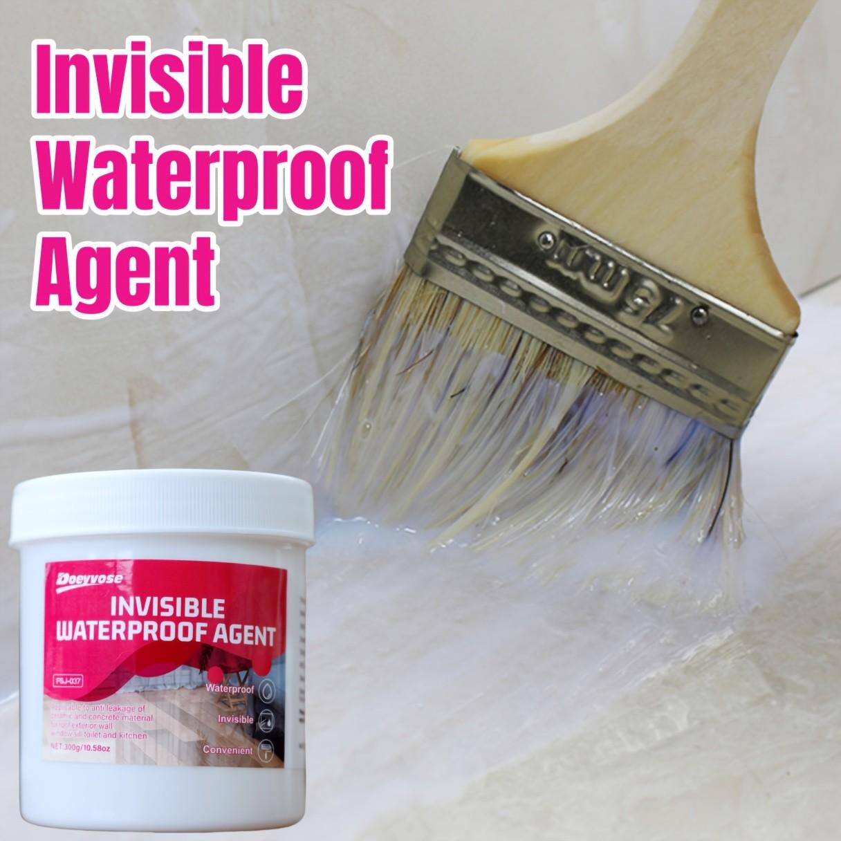 Invisible Waterproof Sealant, Balcony Railing Sealant, Strong Adhesive Waterproof Sealant for metallic/Wood/Concrete Surface, Durable Waterproof Protector, Concrete Sealer