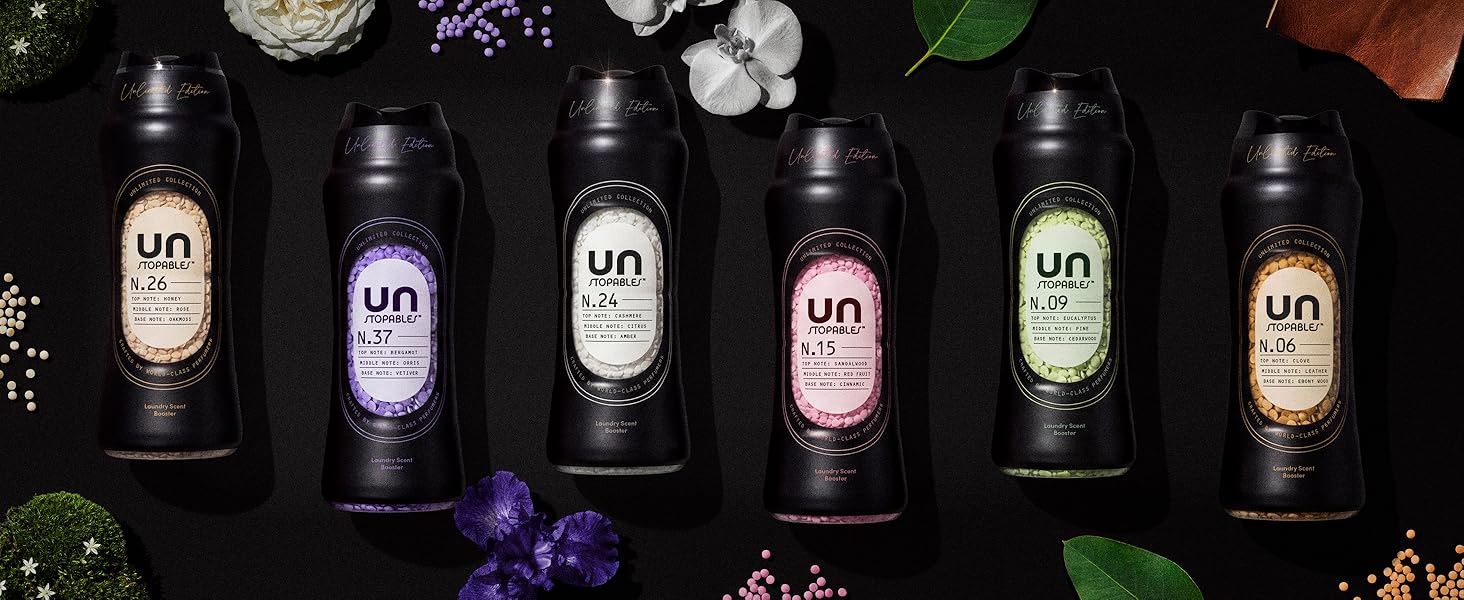 Unstopables Unlimited In Wash Laundry Scent Booster Beads, No.26, Fine Fragrance, Long Lasting Fresh Scent Beads, 21.1 oz