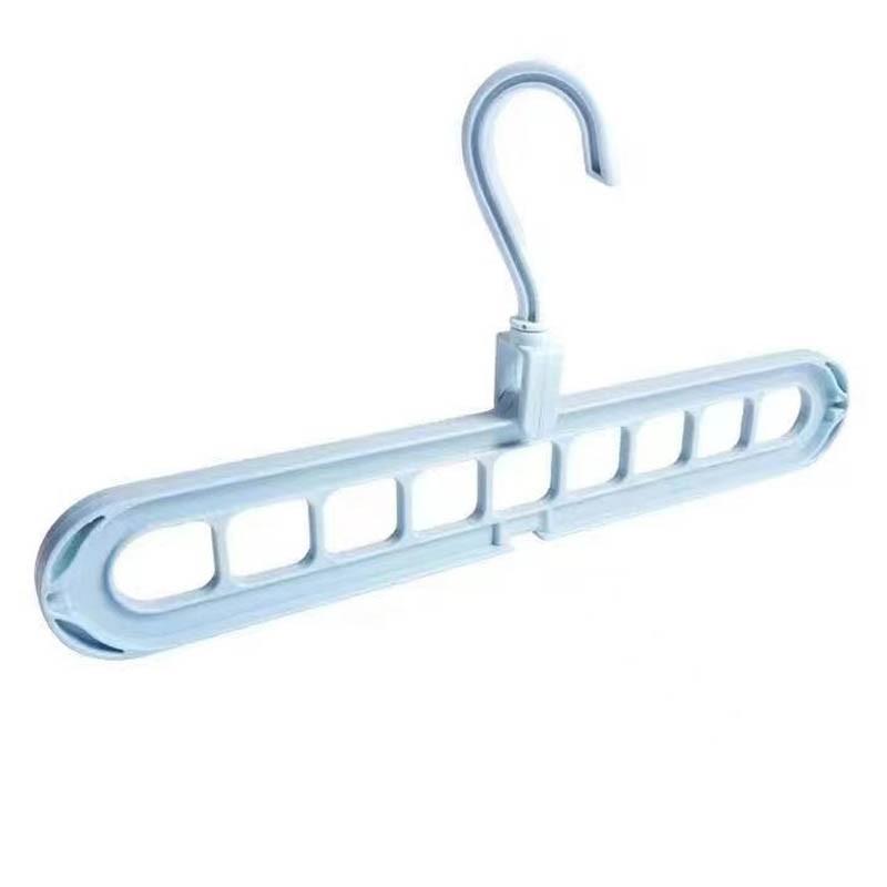 9-Grid Foldable Clothing Rack, Space-Saving Multi-Functional Clothes Hanger, Durable Storage Rack for Closets, Dorms, and Boutiques