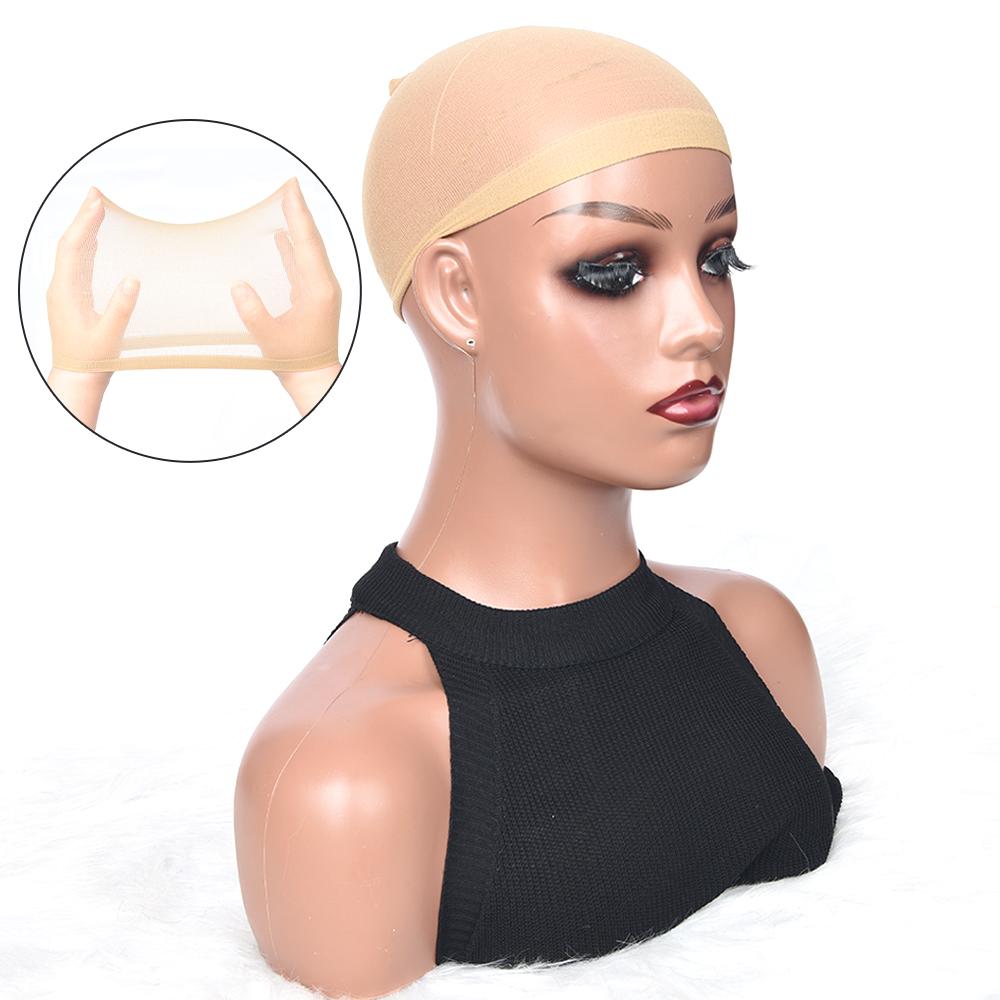 2 PCS/1 Bag Hair New Stocking Cap For Wigs For Lace Front Wig Transparent Wig Cap for Wig Stocking Wig Caps For Women
