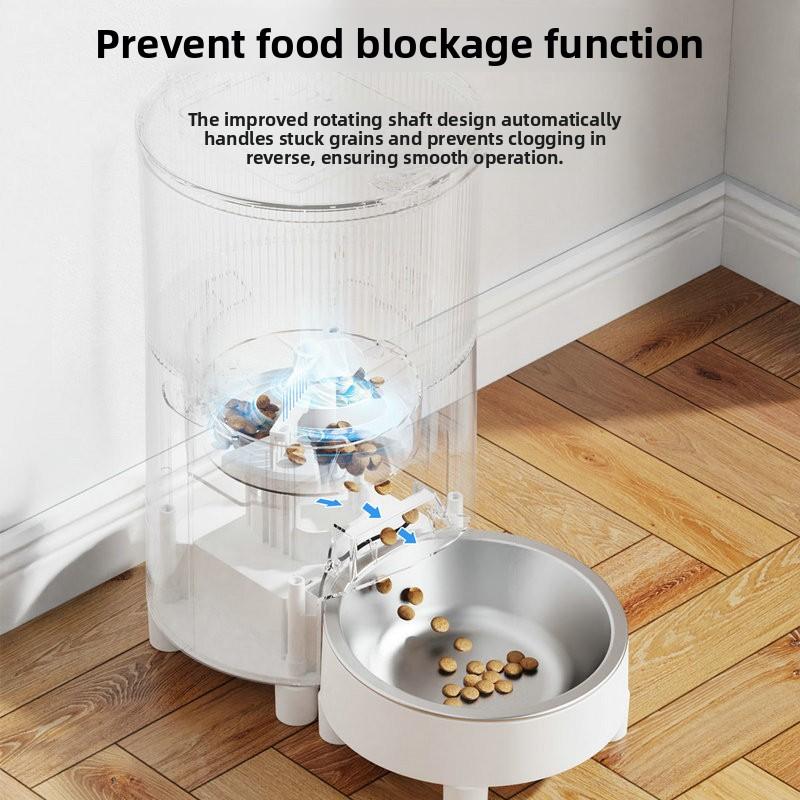 Pet intelligent feeder Remote control Timed quantitative automatic feeder Dog cat food feeder