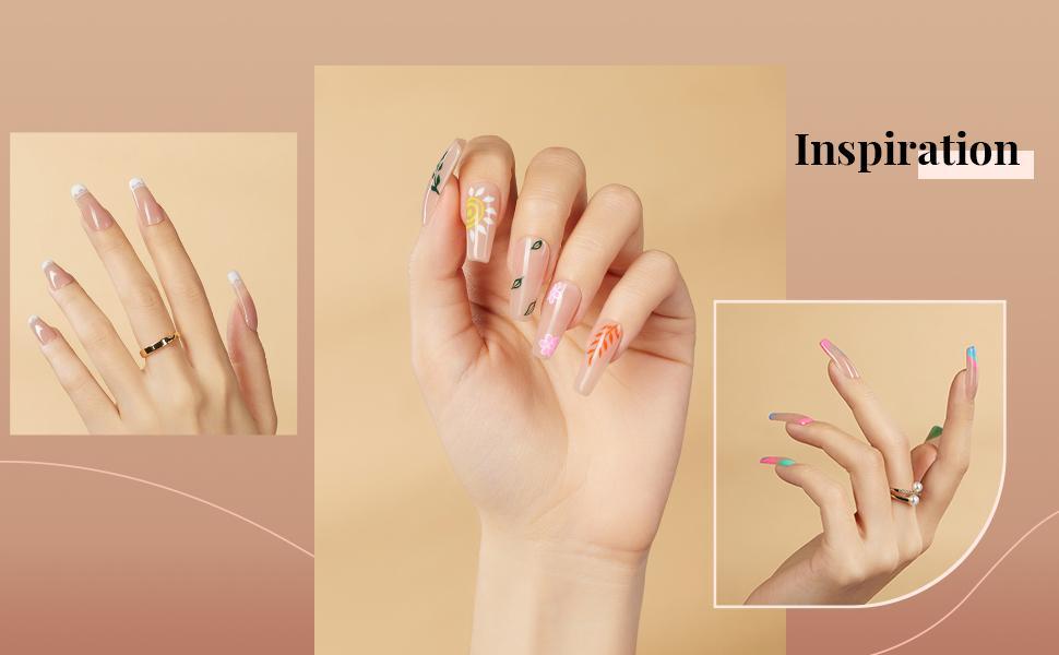 Beetles 15ML Jelly Gel Nail Polish, Sheer Natural Translucent Soak-Off UV LED Nail Gel for Subtle & Elegant DIY Nail Art