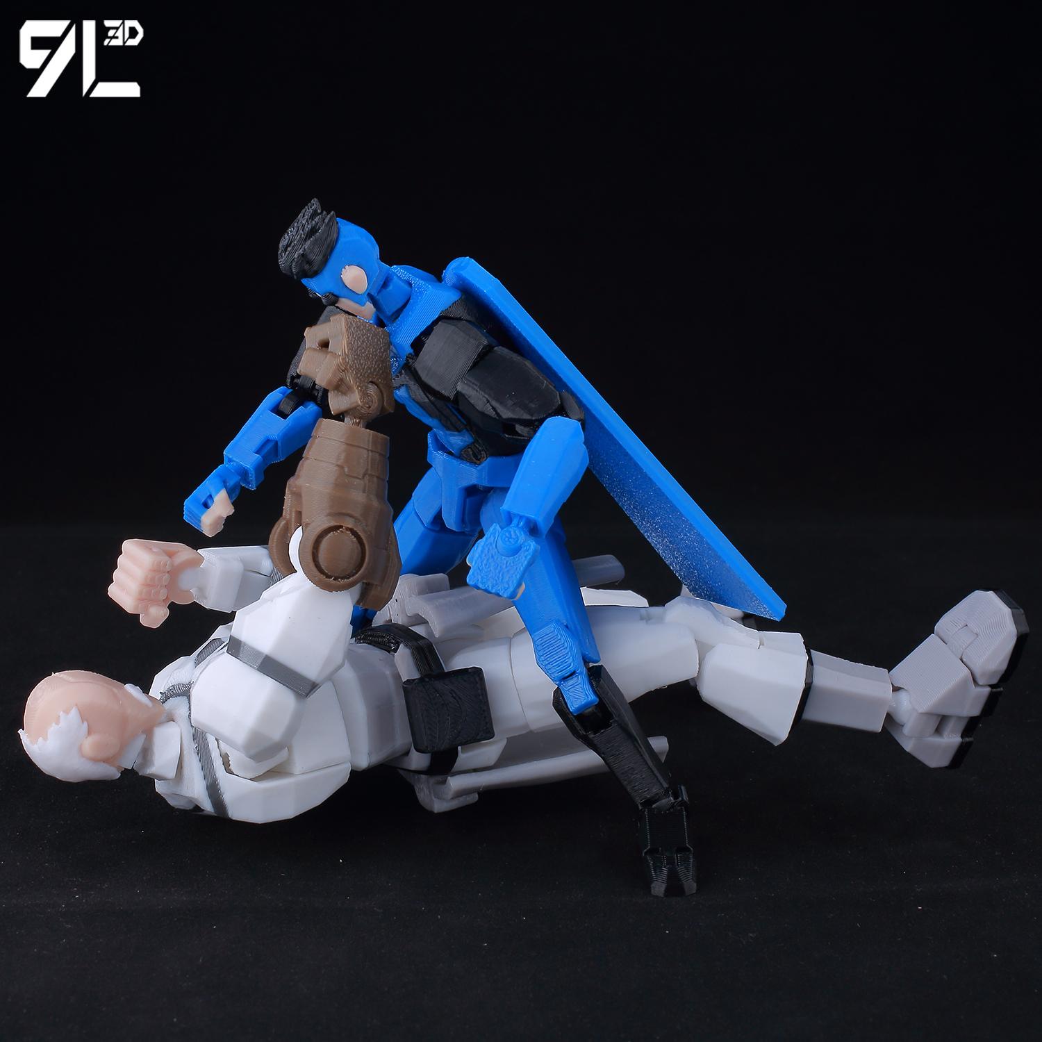 9L 3D Invincible Boy Lucky13 Dummy13 Conquer Invincible Mark Titan13 T13  Anime Action Figure Model Collectible Children's Gifts