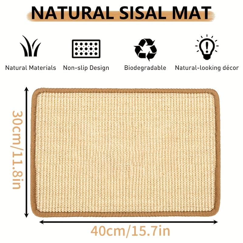 Natural Rabbit Scratching Pad, Random Pattern and Color, Claw and Tooth Care, Pet Cage Mat, Chew Toy, Suitable for Small Animals, Natural Sisal Scratcher