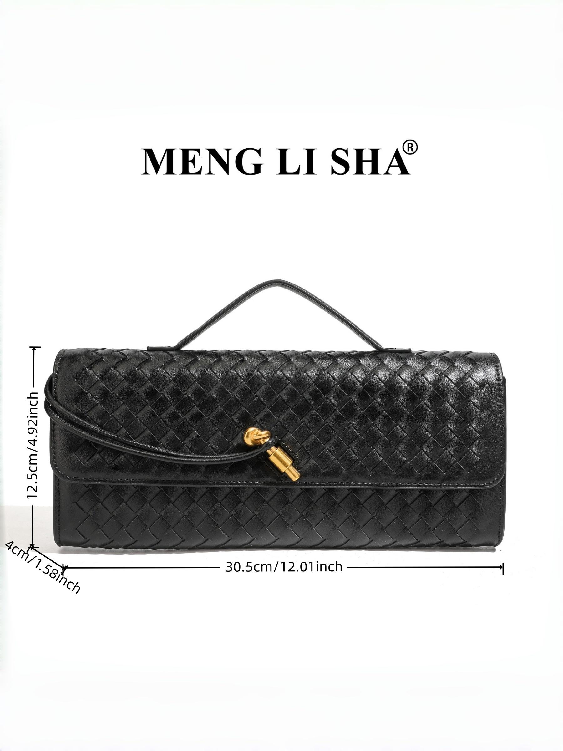 Elegant Braided Shoulder Bag, Unique High-End Horizontal Handbag, Evening Party Crossbody, Versatile Fashionable Purse, Stylish and Refined