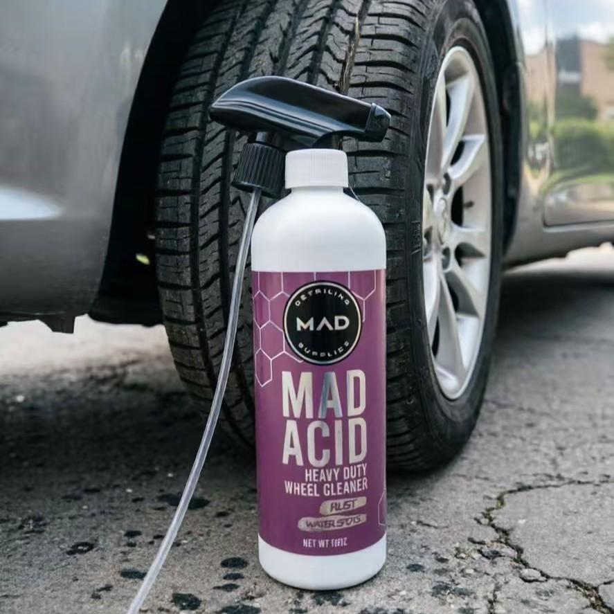 Mad Acid Glass Cleaner, Rust Remover for Car Wheel, Car Wheel Cleaner, Professional Car Cleaning & Care Product, Car Wash Accessories