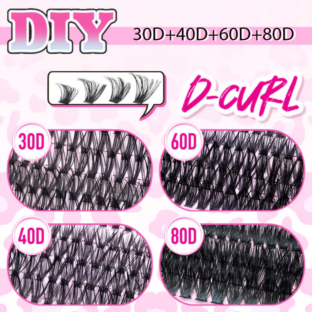 Christmas Eyelash Essential Set, 800pcs Large Capacity, Meets All Your Requirements. 9-16mm Thickened and Lengthened False Eyelashes, Suitable as a Christmas Gift to Yourself