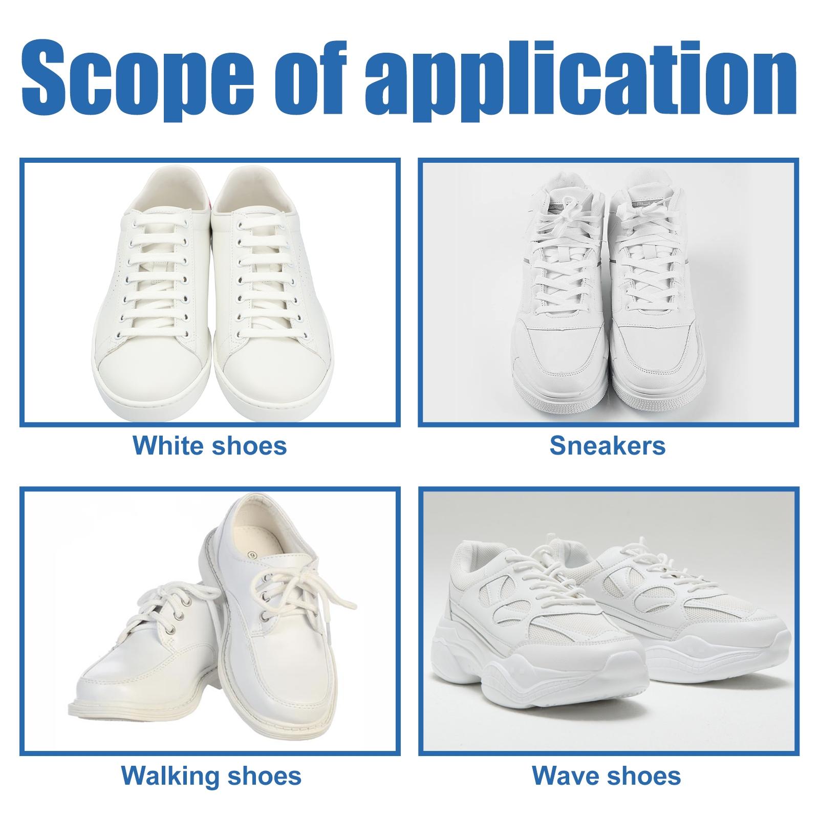 2-Piece Set (100g+ Yellow Sponge) *2 Buy One Get One Free White Shoe Cleaning Tips - Shoe Cleaner - A One-Wipe Whitening Magic Tool - No-Rinse Sports Canvas Shoe Cleaning and Stain Removal Cream