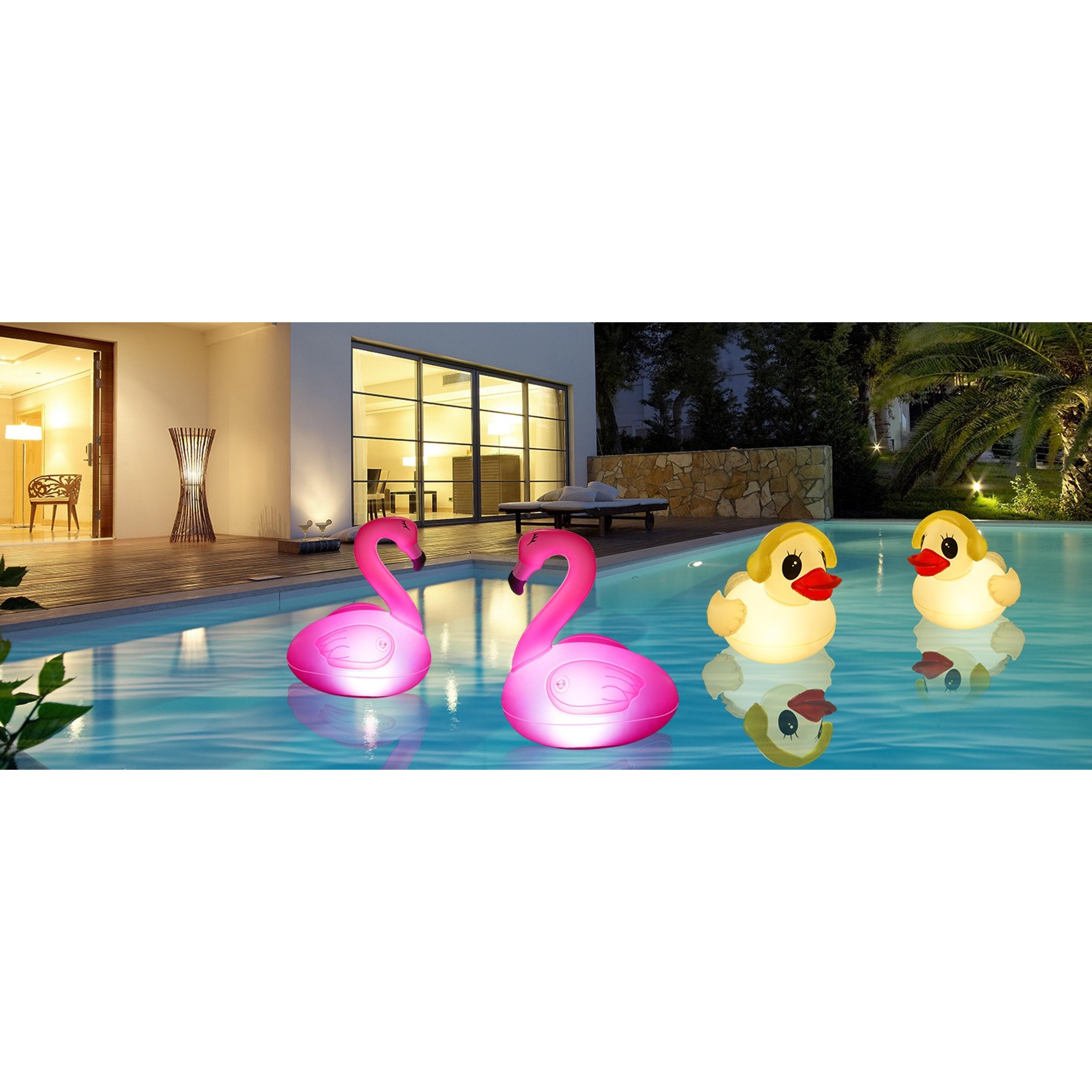 2 Pack Solar Floating Flamingo Pool Lights, Waterproof Glow in The Dark Inflatable Solar Powered Flamingo Lights for Swimming Pool Party Garden Patio Outdoor Decor 2 Pack Solar Floating Flamingo Pool Lights, Waterproof Glow in The Dark Inflatable Solar Powered Flamingo Lights for Swimming Pool Party Garden Patio Outdoor Decor