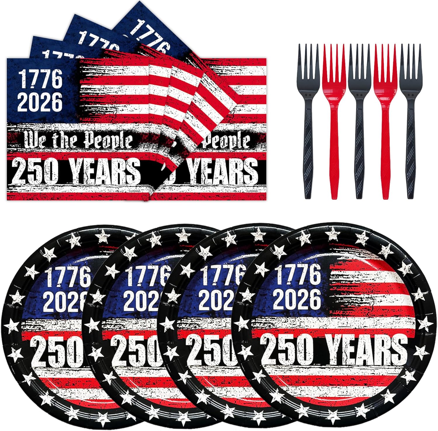 72PCS Happy Birthday Party Tableware Set, Sage Green and Gold Disposable Paper Plates, Napkins and Forks for 24 Guests, Includes 7 Inch Plates, 6.5 Inch Napkins and 6.3 Inch Forks for Birthday Party Decorations