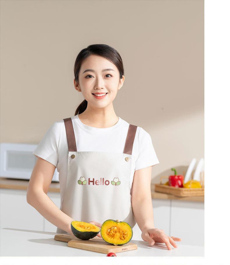 Kitchen Apron Waterproof Oilproof Convenient Pocket Chef Cooking Apron Men Women Barista Manicurist Work Aprons Waiter Uniform