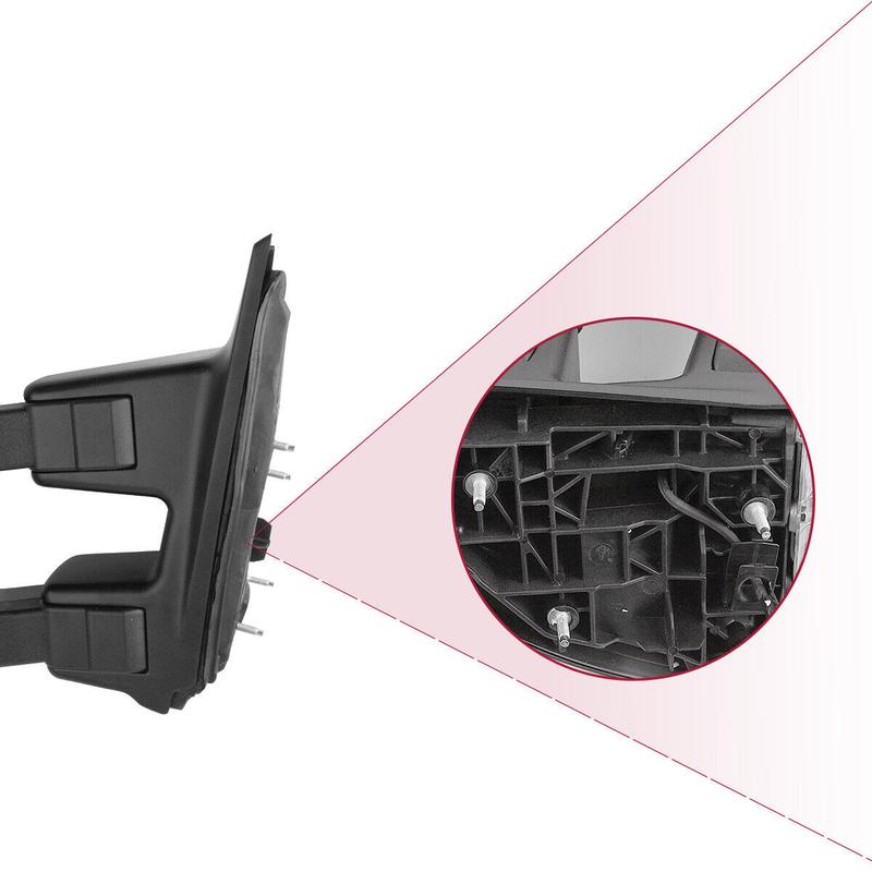 OEDRO Towing Mirrors Car Accessories Compatible for 1999-2007 Ford F250 F350 F450 F550 Super Duty / 2001-2005 Ford Excursion Tow Mirror Power Heated with Turn Signal Light 1999 2000 2001 2002 2003 2004 2005 2006 2007