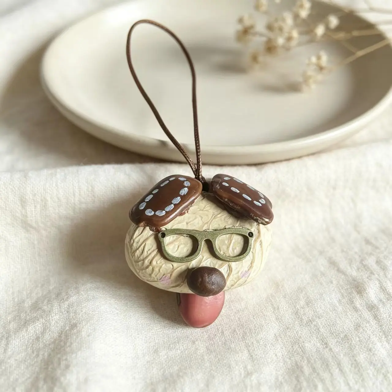 Spectacled dog