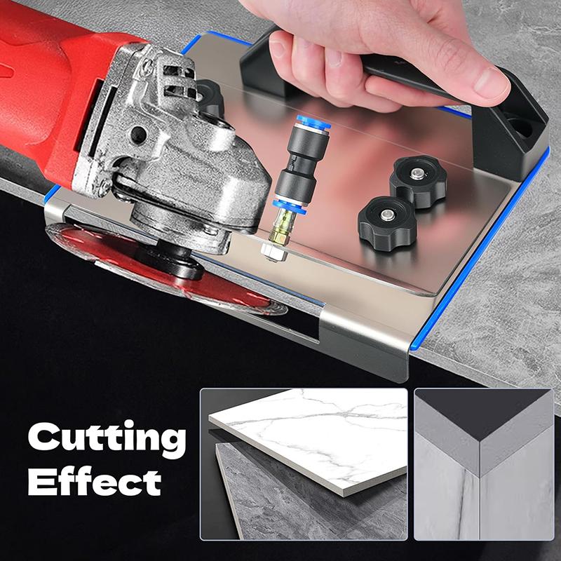 45 Degree Tile Chamfer Tool, Angle Grinder Stand for Tiles, Universal Type 100, Fixed Corner Grinding Machine Holder