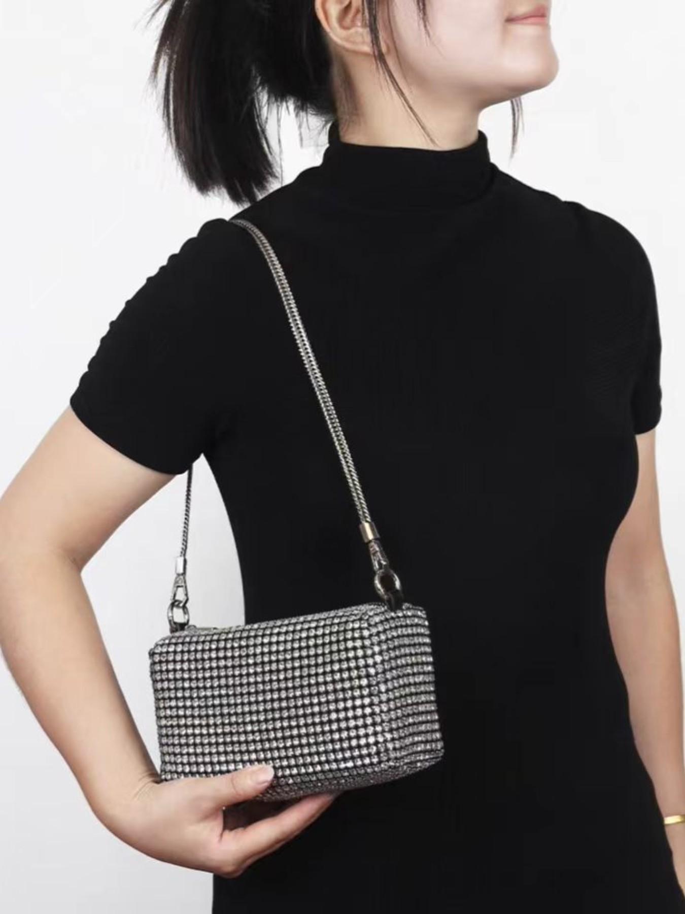Women's Bag Chain Strap Accessories, Metal Shoulder Strap Replacement, Handbag Crossbody Strap, Fashionable Bag Hardware, Bag Straps, Purse Accessory