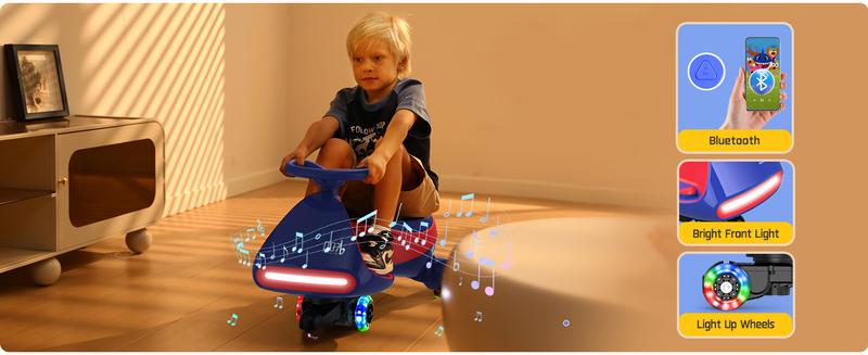 FanttikRide N7 Electric Wiggle Car with Pedal, Ride on Toy