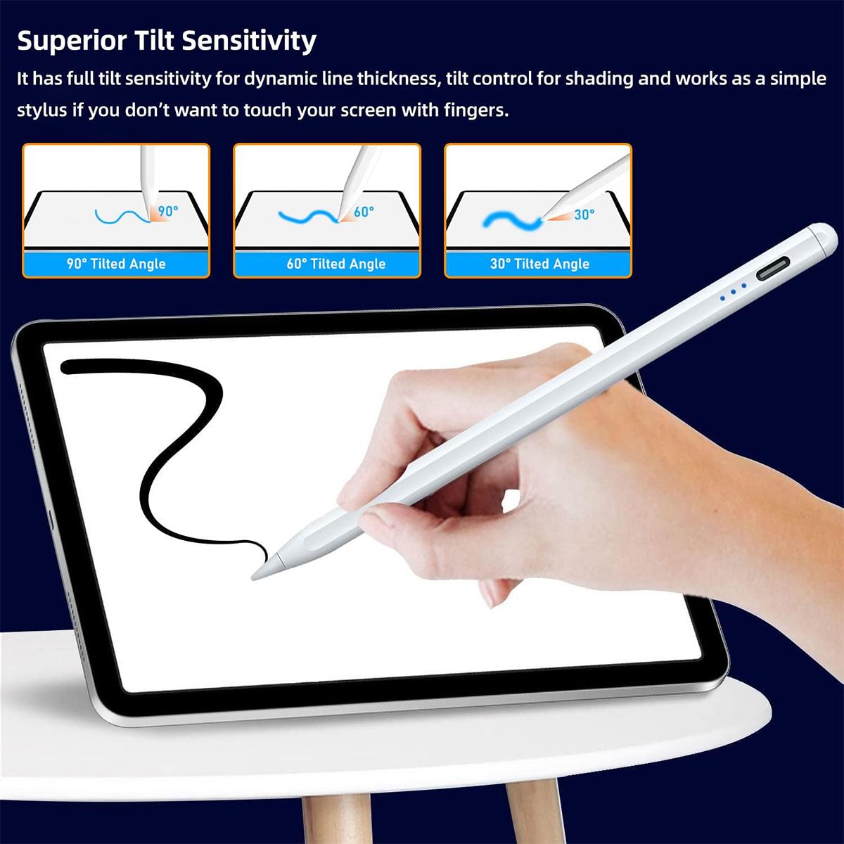 Universal Stylus Capacitive Touch Pen for iOS and Android - USB Rechargeable, Perfect for Tablet and Phone, Tablet Writing Tool
