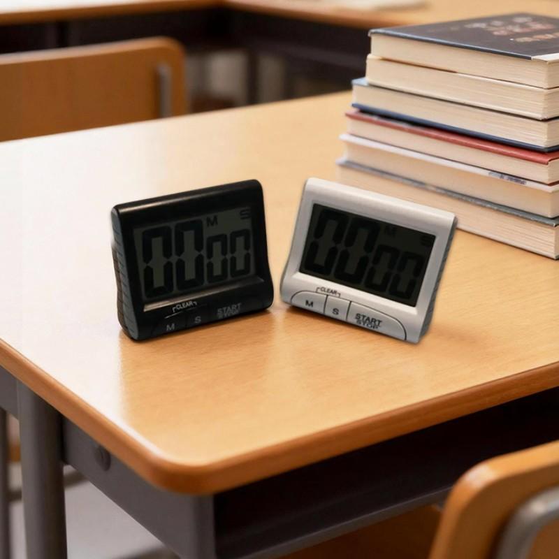 Large Screen Multi-Function Electronic Timer, Magnetic Design, Countdown, Alarm Clock, Stopwatch, Kitchen Baking Timer, Office, Gym, Home Use