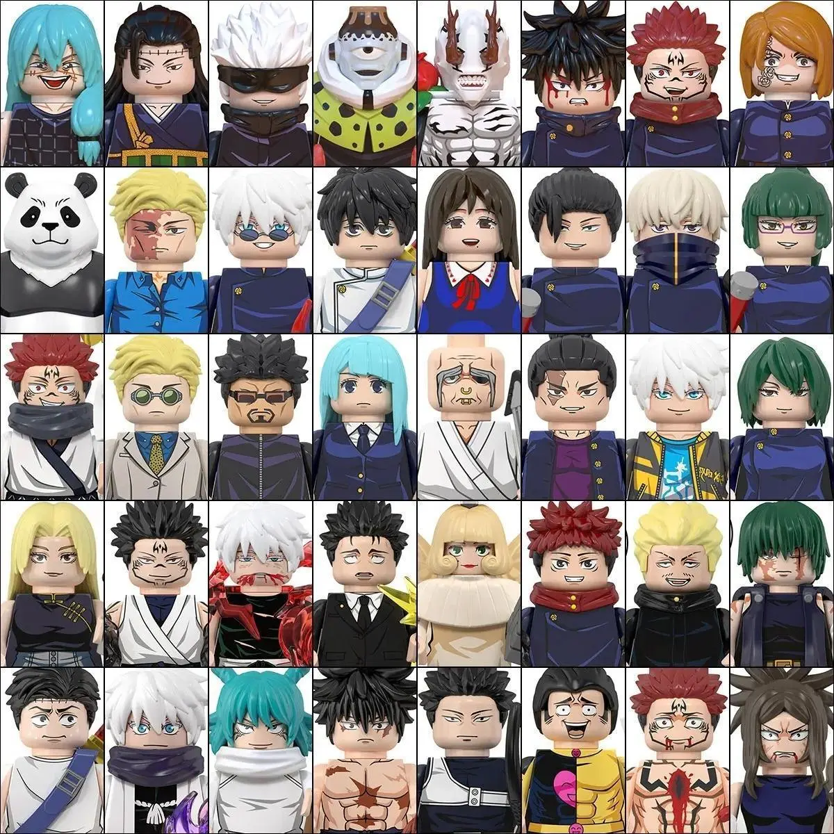 2026 New hot item Blind Box WM6139 WM6149 WM6200 WM6201 Jujutsu Kaisen Building Blocks Mini Action Figure Itadori Yuji Gojo Satoru Ryomen Gift Toy