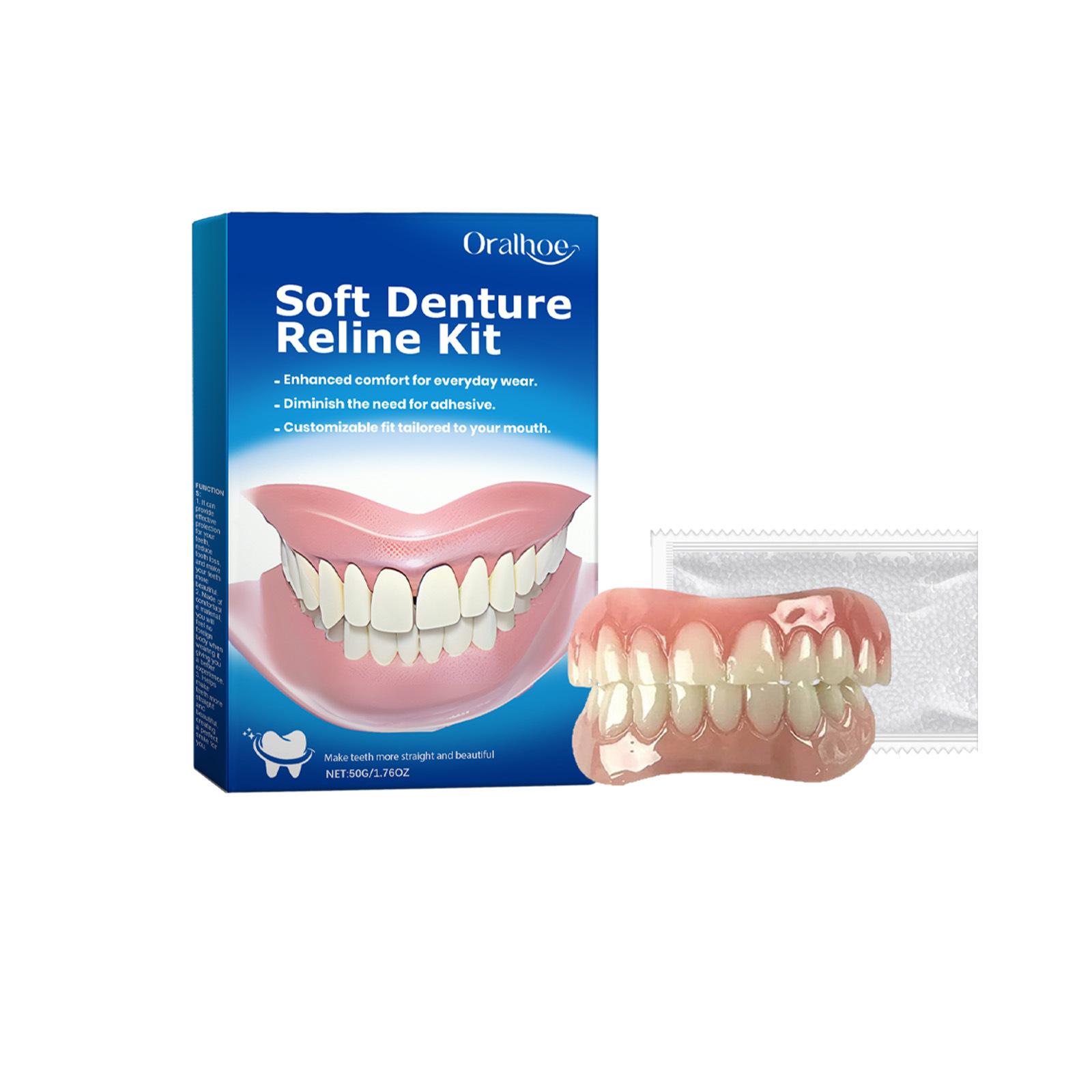 Oralhoe Teeth Veneers Kit, Enhance Your Smile with Natural Looking Dental Veneer Set, Easy DIY Tooth Whitening Solution