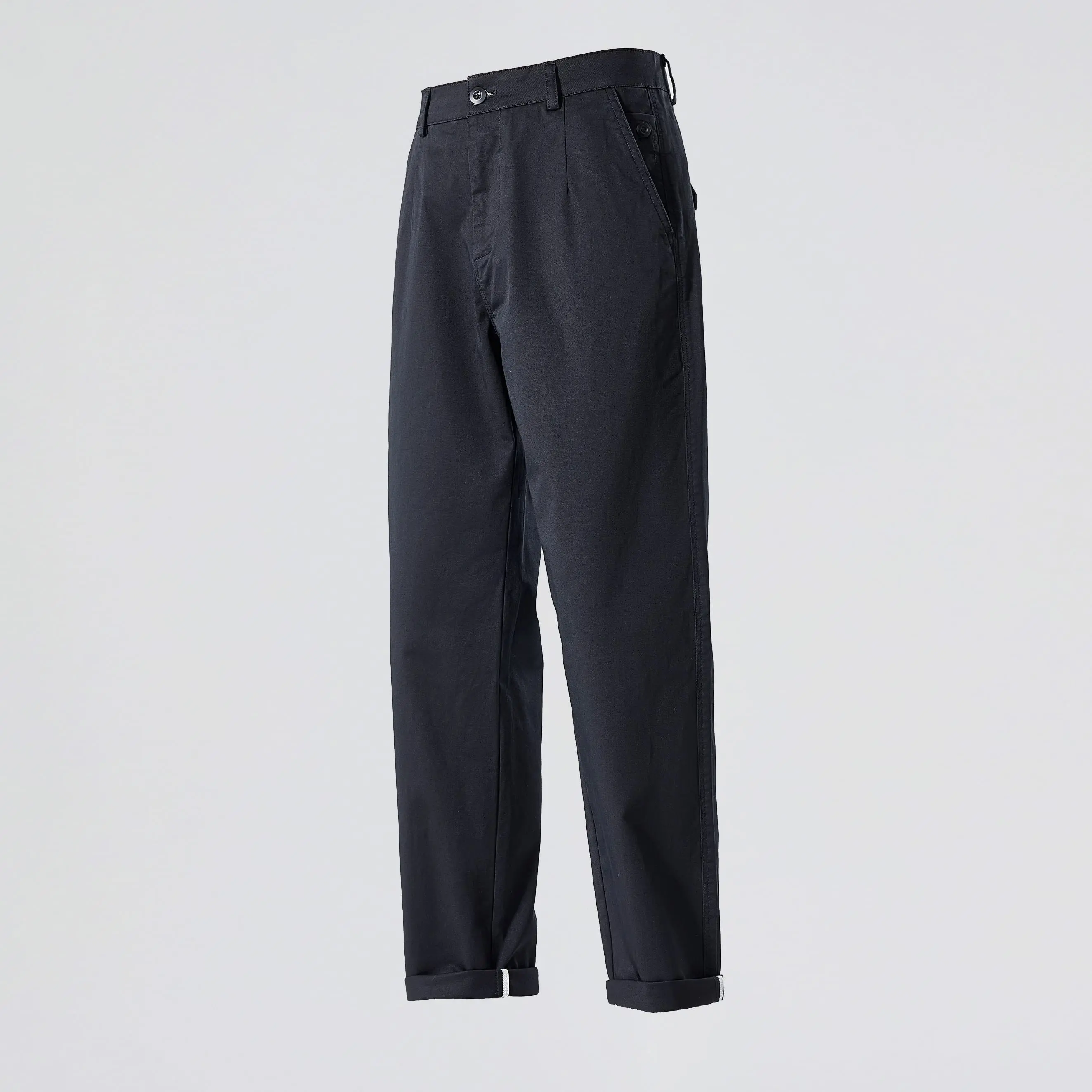 Men's slim-fit dress trousers made of cotton and spandex, available in multiple colors (sizes: 28-38).