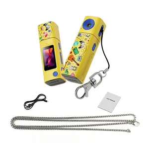 Mini Thumb Camera Student Action Camera with 230° Rotatable Lens Photo Video Recorder Portable Keychain Camera