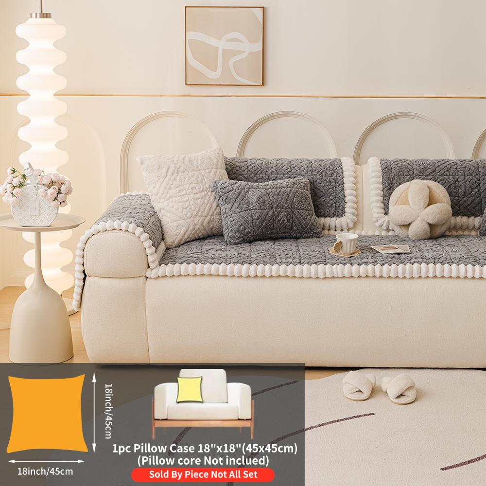 Thick Bohemian Style Quilted Sofa Cover for Autumn Winter, Non-Slip Pet Protection, Fits Two-Seat to Four-Seat Sofas #TOP PICKS