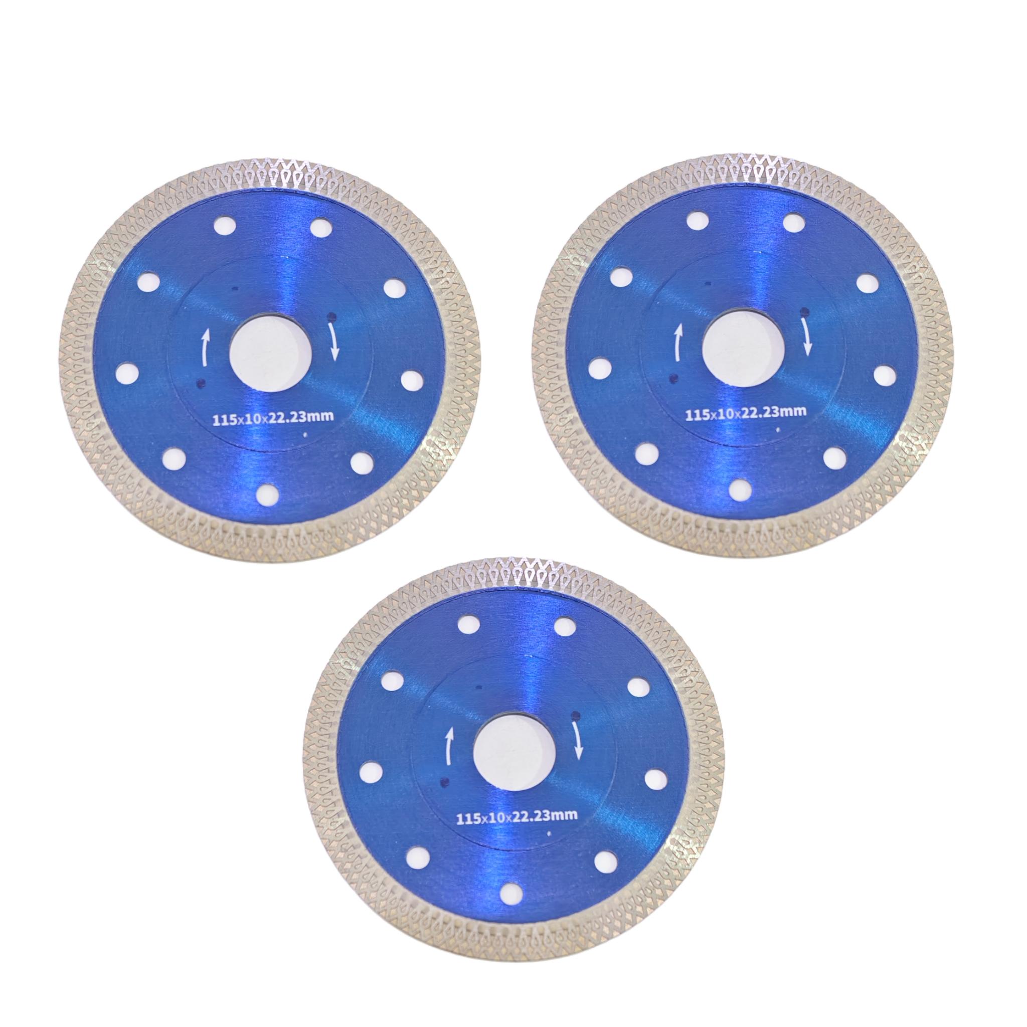 Diamond Saw Blade, 3 Counts/set Tile Marble Cutting Disc, Angle Grinder Cutting Disc, Power Tool Accessories for Home & Office