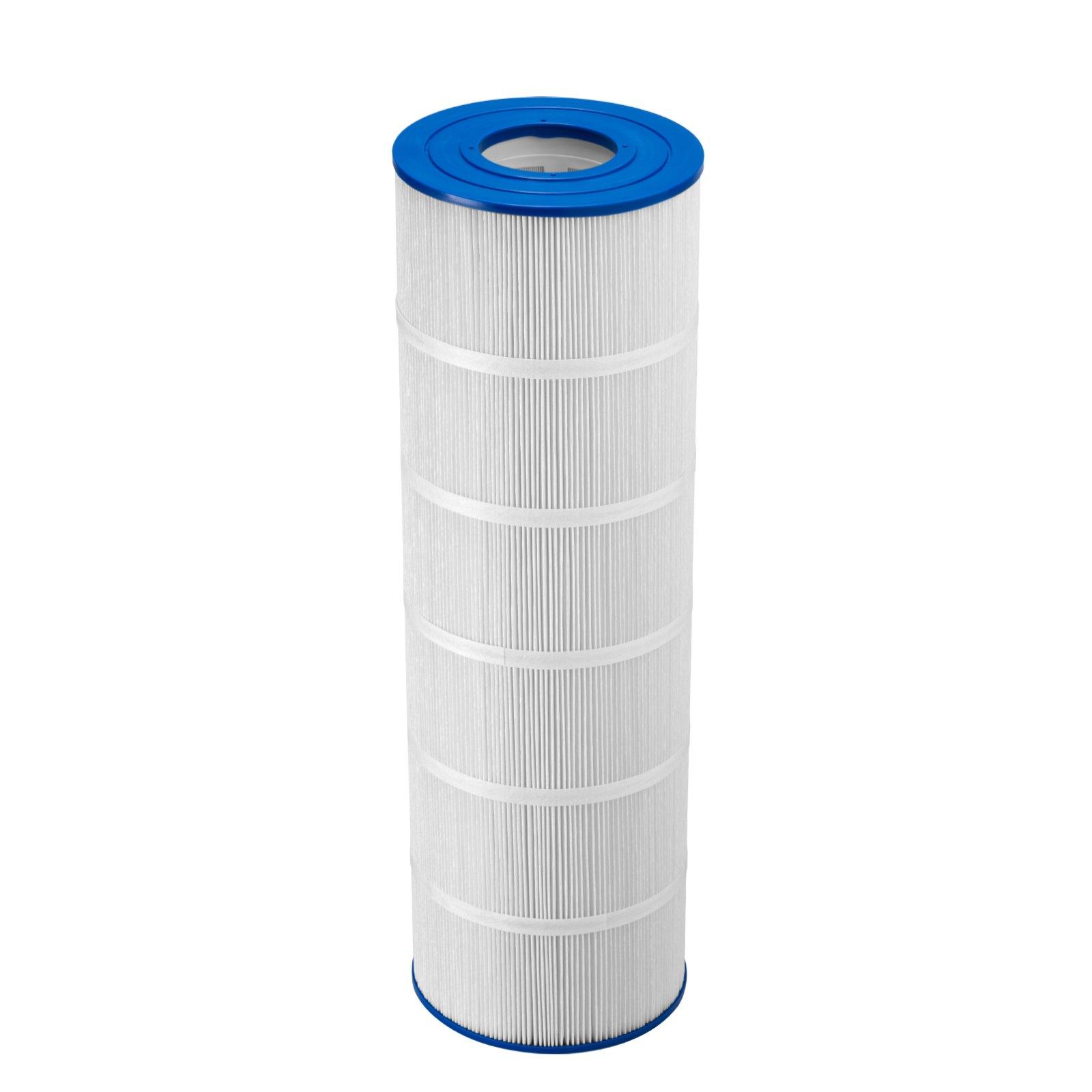 VEVOR Plastic Pool Filter Cartridge (hxgate-004) - Trilobal Fiber, 175 Sq. Ft Energy-Efficient Spa Hot Tub Replacement, 3.40 kg, 245x245x750 mm Pleated Folds, Compatible with Pleatco PA175 Hayward C1750, Kid-Secure, Easy to Clean, Long-Lasting Performance