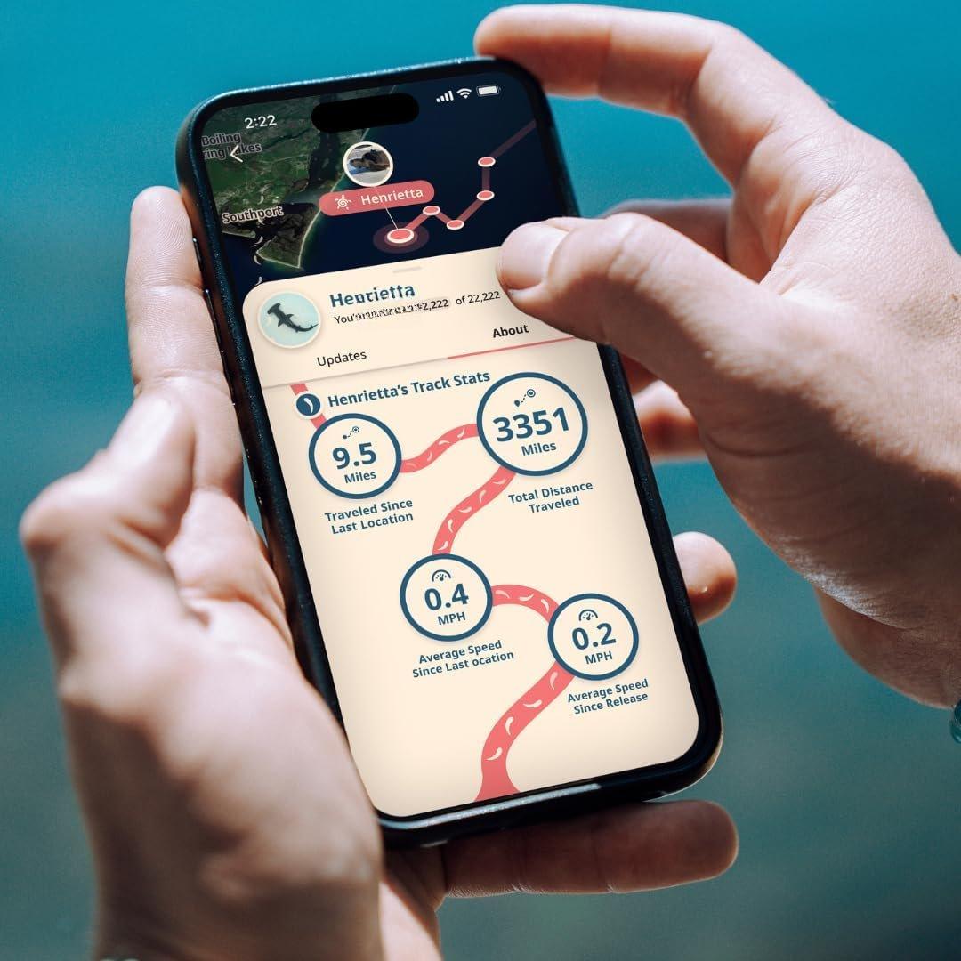 Bracelet - Track a Real 's  - Supports  Conservation - Elastic,  Size Fits  -  Interactive Mobile App Map - Unisex  Conservation