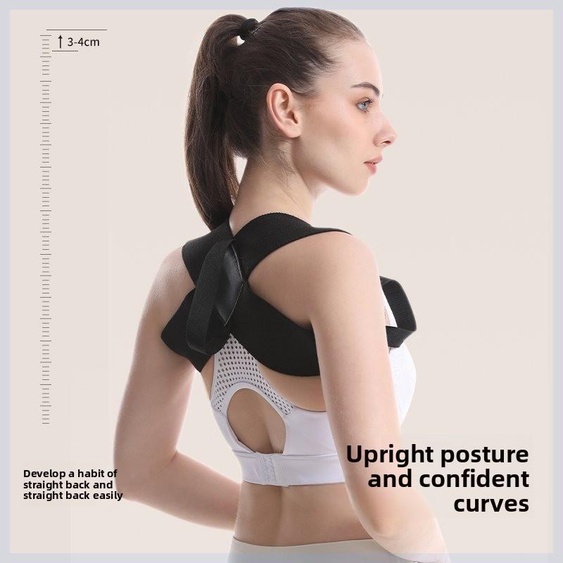 This posture correction belt for chest and back slimming, posture straightening belt for straight back and chest, back fitness and sitting posture tool