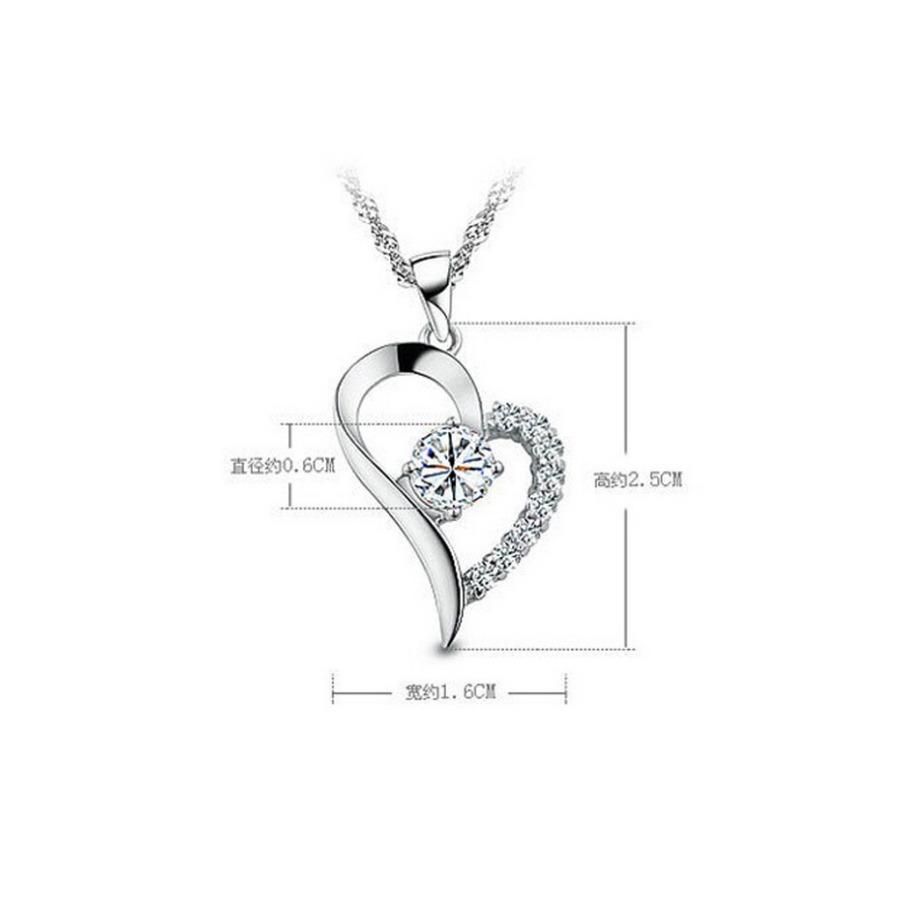 Stylish and exquisite heart kiss necklace, white purple heart pendant necklace, Valentine's Day gift.